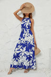 Shooting Women's Summer New Fashion Print Round Collar Sexy Dress Dress
