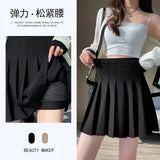 Half-Dress Sexy Anti-Walking Light Body 100 Folding Skirt Hot Girl Low-Rise Thin Pure Desire Short Skirt Spring And Summer