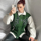 Green Zipper Jacket-Outfit
