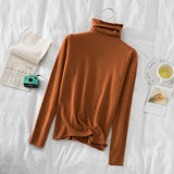 Turtleneck Sweaters 2021 Autumn Winter Sweater Knitted Pullover Long Sleeve Women Sweaters Tops Jumper Pull Femme