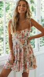 Spring And Summer New Holiday Style Sexy Print High-End Sling Dress Women Have