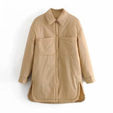 PUWD Casual Woman Loose Thin Fleece Shirt Jacket 2021 Spring Fashion Ladies Warm Button Outwear Female Chic Oversized