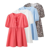 New Women's Wear T-Shirt Style In The Long-Term Solid Shirt Dress