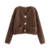 2024ÇﶬÐÂƷŮװ½ÖͷʱÉдÖÕë¶̿ÉÀÍâÌ× W063 6004-Outfit