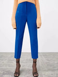 2022 Pencil Pants Women Candy Colors High Waisted Trousers Women Summer Thin Office Wear Woman Pants Aesthetic