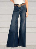 Vintage Wide-Leg Jeans Woman-Outfit