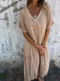 New Fashion Cotton Tample V Collar Semi-Formal