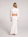 Exploding Autumn And Winter New High-Waisted Densate High-End Fashion Set Sexy Ass
