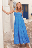 Spring And Summer New Personality Skirt Temperament Elegant Print Sleeveless Back Strap