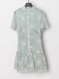 Temperament Dress Women 2025 Summer New Fashion Temperament Fresh Style Printing High-End A-Word