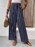 Striped Loose Casual Summer High Waist