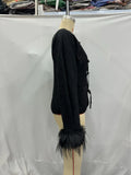 New Women's Clothing Explosion Hair Spliced Cotton