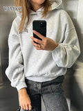 Sport Hoodies Women Cotton Casual Winter Autumn Hooded Sweatshirt 2023 Fashion Streetwear SweatshirtsTops Oversized-Outfit