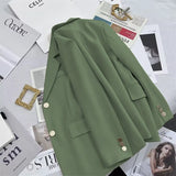 Toloer Jacket Female Korean Joker 2024 Spring And Autumn New Korean Version White Temperament Casual Metal Buckle Small Suit Female-Outfit