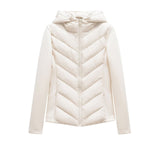 Women's Clothing 2025 Autumn And Winter 2025 New Slim Slim Hooded Cotton Jacket