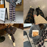 90s Kids Pants in Plaid Check-Outfit
