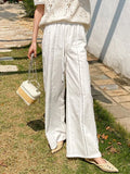 Cotton Trousers Women's Vacation Casual Women's Trousers French Design Trousers Women's Loose Thin Breathable Pants