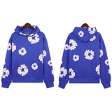 Trend Sports Shirt Hip-Hop Wood Cotton Printing Suit High Street Loose Hooded Suit-Outfit