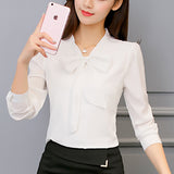 The White Shirt With Long Sleeves Of The New Korean Women's Dress In Spring And Summer Of 2023.-Outfit