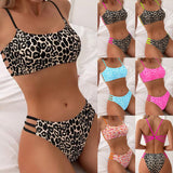 Toloer New Sexy Leopard Print Split Two-Piece Sexy Bikini