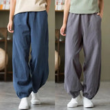 Old Dad Lantern Pants Women Spring And Autumn High-Waisted Women's Trousers Loose Cotton Trousers Halen Trousers Wide Leg