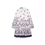 Spring / Summer New European Station Print Mini Dress Ladies Skirt 9878101-Outfit