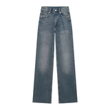 2025 New Women's Retro Casual High-Waist Wide-Legged Jeans