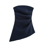Homemade New Women's Classic Fashion Flawed Asymmetrical T-Fash