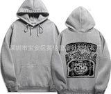 Freedom Camisa Long-Sleeved Hoodie Oversized Harajuku