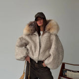 2025 Autumn And Winter Women's Brown Ion Belt With Long Coat Retro Temperament