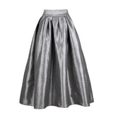 Europe Station New Popular Style Long Skirt High Waist Solid Color Fashion Pendulum Skirt Long Skirt-Outfit