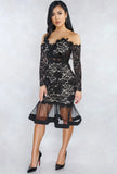 Formal Lace Sweetheart Mermaid Party Dress 703-0-Outfit