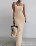 White Slim Dress LZR16640 / HDZ0222-Outfit