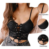 Sex Lingerie New Sexy Hollow Cross-Tied Lingerie Lace Sexy Wrapped Chest Lingerie