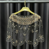 Thin Dress Accessories Shoulder Yarn Pullover Sequined