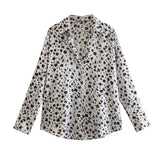 Homemade New Women's Fashion 20 Color Silk-Sense Tidling Shirt