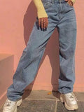 High Rise Washed Boyfriend Jeans-Outfit