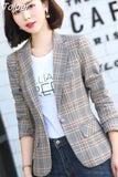 Women Fashion Temperament Professional Slim Elegant Long Sleeve Outerwear Chic Tops Office Clothing New 2023