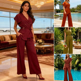 Knitted Round Women's Summer Thin Short Design Sense Of The New Pure