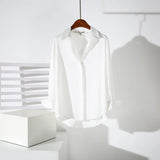 Red Dingy Shirt Long Sleeve Commuting Professional Blouse Spring And Autumn Anti- Wrinkling Temperament Shirt