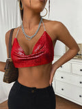 Toloer Sling Type Backless Black Solid Fit Small Vest