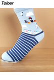 Pairs new Cute Women Japanese Hayao Miyazaki chinchilla socks Cartoon Animal Panda Print Ankle-High