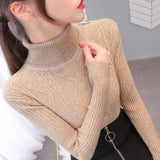Sweater Women's Autumn And Winter Set-Up Bottom Shirt 2025 New Fashion Knitting