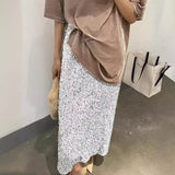 New Fashion High-Rise Thin-Skinny Dress Women Tight Waist After Open Elastic Straight