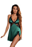 Women's Sexy Sling Lace Low-Collar Pyjamas Bursts Direct