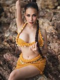 2025 Women's Fashion Fashion Sexy Beads Hanging Half-Skirt