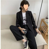 Toloer Suit Suit Female Fall 2024 Korean Version Of Loose Professional Office Worker Suit Jacket Formal Dress College Style-Outfit