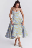 New Summer Senior Sense Princess Dress French Mesh Swing Double Sling Dress