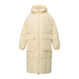 Milk Fufu Yellow Down Cotton Coat Female Medium Long Winter 2024 New Loose Coat Thick Cotton-Padded Coat-Outfit