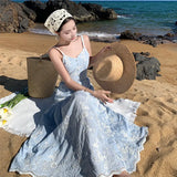 Toloer Pat Water Soluble Ten Thousand Needle Thorn Embroidery Heavy Industry Dress New Sling